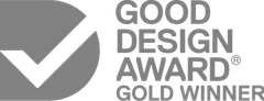 Good Design Award Gold Winner medallion